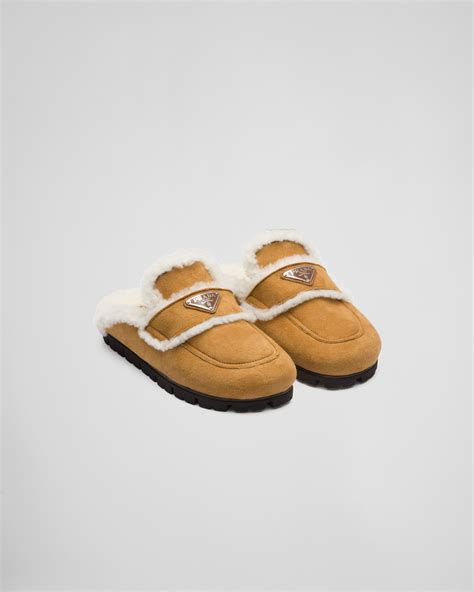 prada fur slippers|prada slippers price.